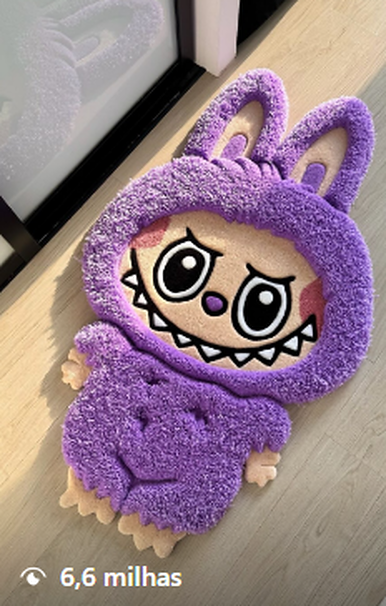 Tapete Boneca Coelhinho Roxo