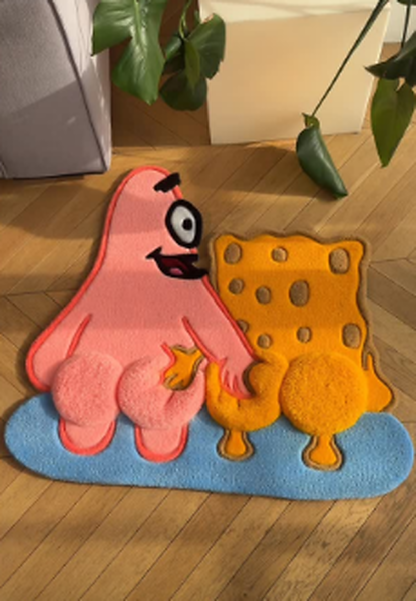 Tapete Patrick & Bob Esponja Amigos