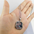 Colar Personalizado Com Foto Oculta e Nome Gravado